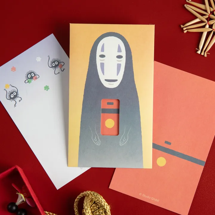 3 Set No Face Envelopes & Letters Set - Spirited Away